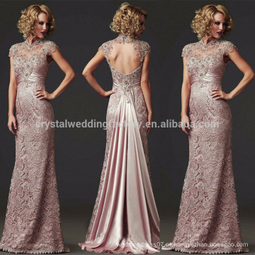 2017 Modeste Open Back Handwork Vestidos De Casamento Vestido De Festa Lace Applique Longo Mãe Do Vestido Noivo MM916